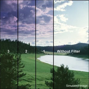 Tiffen 3x4 Inch 3-Stop Grape Soft Edge Graduated Filter (Vertical)