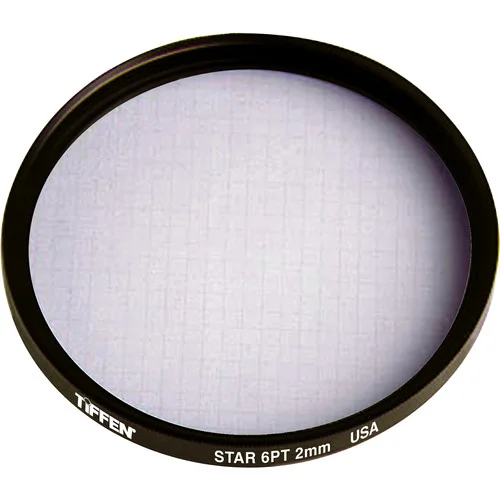 Tiffen 6-Point Star Effect Filter, 4.5 Round with 2mm Grid