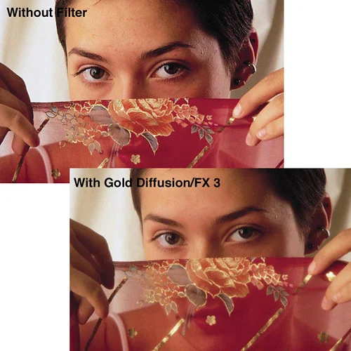 Tiffen 4x4 Inch Gold Diffusion/FX 1/2 Optical Filter