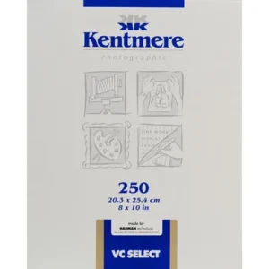 Kentmere Premium Variable Contrast RC Photo Paper (8x10 Inch, Glossy Finish, 250-Sheet Pack)