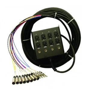 Pro Co Sound StageMaster 12-Channel Snake Cable - 8 Send & 4 Stereo Return 1/4 TRS (50 Feet)