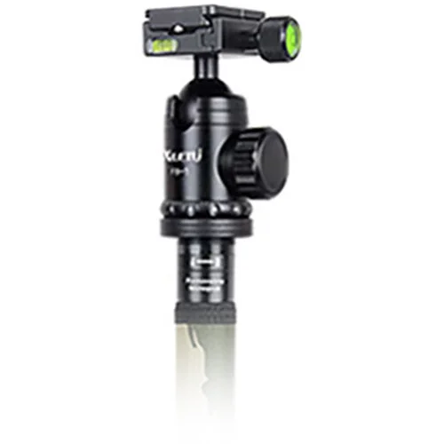 XILETU T284C+FB-1 Arca-Type Ball Head Carbon Fiber Camouflage Tripod - Image 3