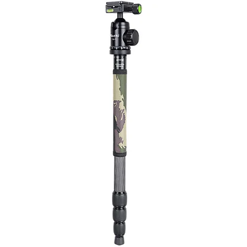 XILETU T284C+FB-1 Arca-Type Ball Head Carbon Fiber Camouflage Tripod - Image 4
