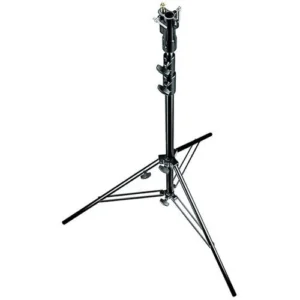Manfrotto Black Aluminum Senior Tripod with Leveling Base (10.3 Feet)