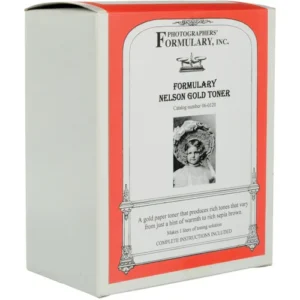 Nelson Gold Toner for Black & White Prints by Photographers' Formulary - 1 Liter Preparation