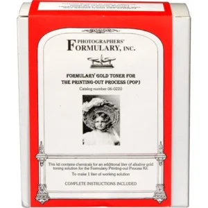Gold Toner for Black & White Prints - Photographers' Formulary Printing-Out-Paper (POP)