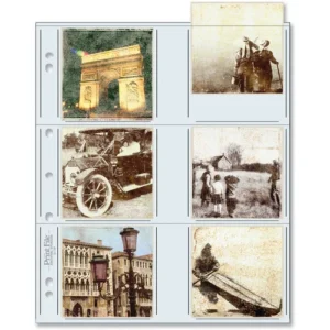 Archival Storage Page for 12 Prints (3.5 x 3.5) - Print File 33-12P, 500-Pack