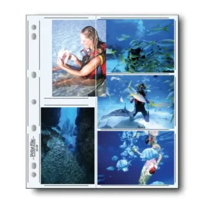 500-Pack Archival Storage Pages for 3.5 x 5 Prints File 35-10P