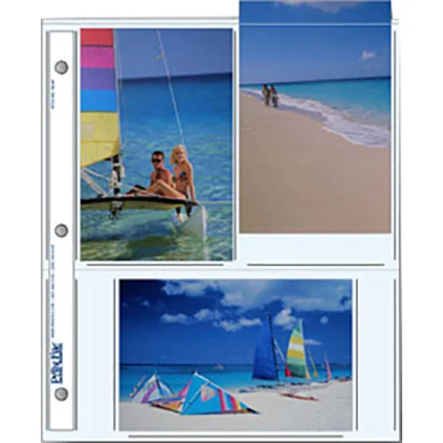 Archival Storage Pages for 6 Photos (4 x 6 Inches, 500 Count) - Print File 46-6P