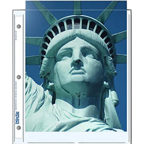 Archival Storage Page for 2 Prints, 8.5 x 11 - Print File 811-2P (Pack of 500)