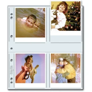 Archival Storage Pages for 8 Prints, 4 x 4.5 Inches, 500-Pack  Print File 44-8P