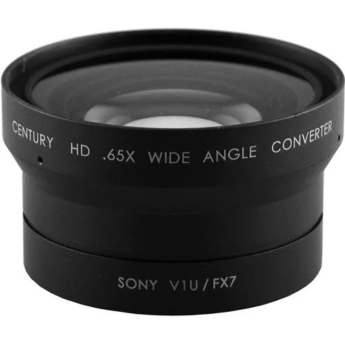 Century Optics 0HD-65CV-SH6 0.65x Wide-Angle Adapter Lens for Enhanced Viewing