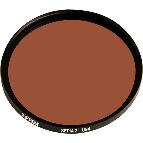 Tiffen 2 Sepia Solid Color Filter with 105mm Coarse Thread - Image 2