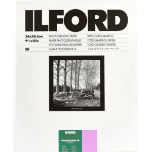 Ilford Classic Multigrade FB Glossy Photo Paper (9.5 x 12 Inches, 50 Sheets)
