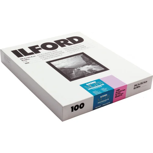 Ilford Cooltone Multigrade FB Variable Contrast Photo Paper (8x10 Inches, 100 Sheets)