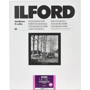 Ilford MULTIGRADE RC Deluxe Glossy Photo Paper, 9.5 x 12 Inches, 50 Sheets