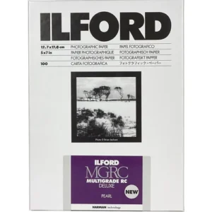 Ilford MULTIGRADE RC Deluxe Pearl Photo Paper (5 x 7 Inches, 100 Sheets)