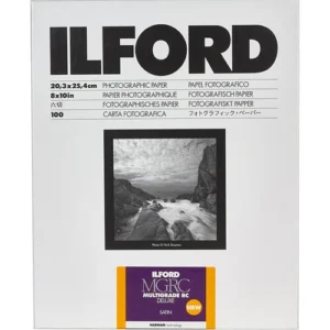 Ilford MULTIGRADE RC Deluxe Satin Photo Paper (8x10 Inches, 100 Sheets)
