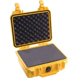 Yellow Pelican 1200 Protective Case with Foam Insert