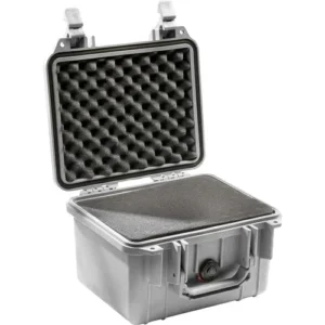 Silver Pelican 1300 Protective Case with Foam Insert