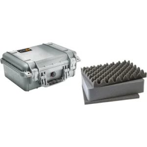 Silver Pelican 1450 Protective Case with Foam Insert