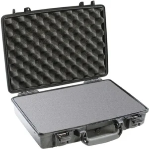 Black Pelican 1470 Protective Laptop Case with Foam Insert