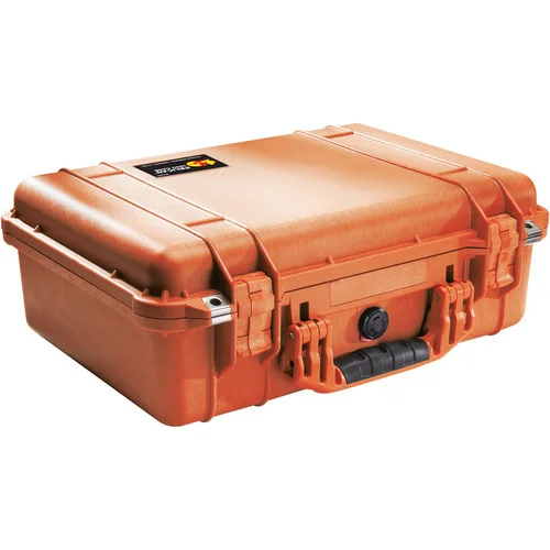 Orange Pelican 1500 Protective Case with Custom Foam Insert - Image 2