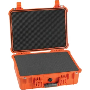 Orange Pelican 1520 Protective Case with Custom Foam Insert