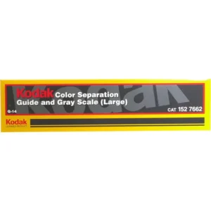 Kodak Gray Scale and Color Separation Guide - Large Size (Q-14)