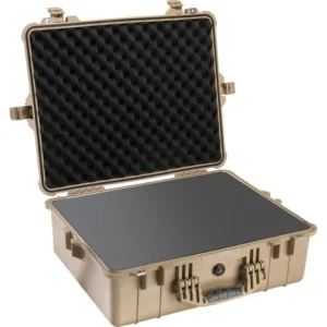 1600 Pelican Protective Case Including Foam Insert in Desert Tan