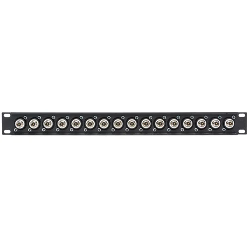 Custom 16-Port Recessed Canare 75-Ohm 12G-SDI BNC Patch Panel (1 RU) for Professional Shops - Image 3