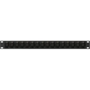Custom 16-Point XLR Female Patch Panel with NC3FD-L-1-B Connectors
