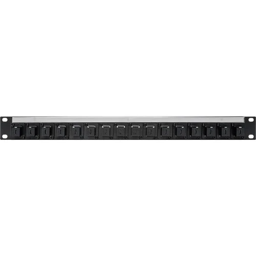 Custom Shop 16-Point USB-C Female to Female Passthrough Panel with Cable Management and ID Strip - Image 2