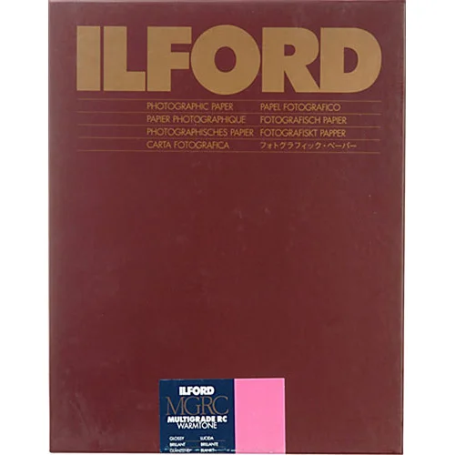 Ilford Warmtone Multigrade RC Glossy Photo Paper (14 x 11 Inches, 50 Sheets)
