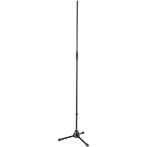 K&M Black Microphone Stand L (43-71.2 Inches)