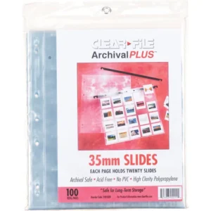Archival-Plus Slide Pages ClearFile, 35mm - Pack of 100
