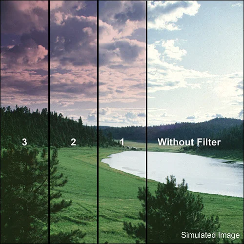 Tiffen 3 x 2 Cranberry Soft-Edge Graduated Filter (Vertical) - Image 2