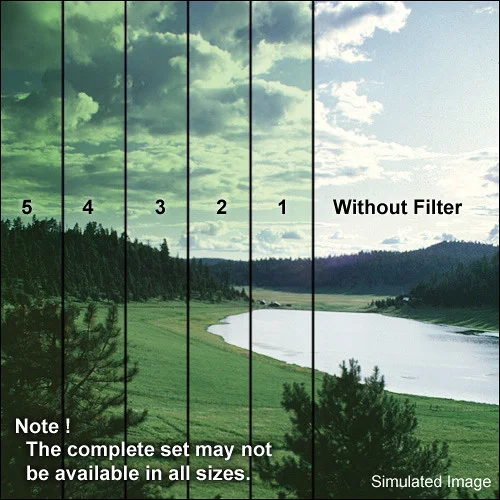 Tiffen 4 Green Soft-Edge Graduated Filter, 2 x 3 Inch, Horizontal