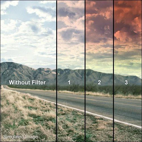 Tiffen 3 x 2 Horizontal Sunset Graduated Filter (2-Stop)