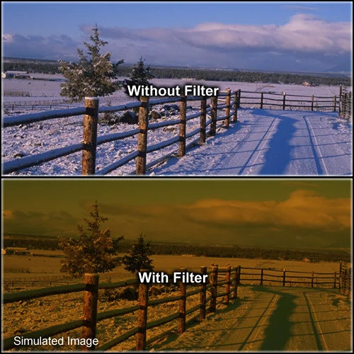 Tiffen 3 x 2 Tobacco Hard-Edge Graduated Filter (Vertical Position)