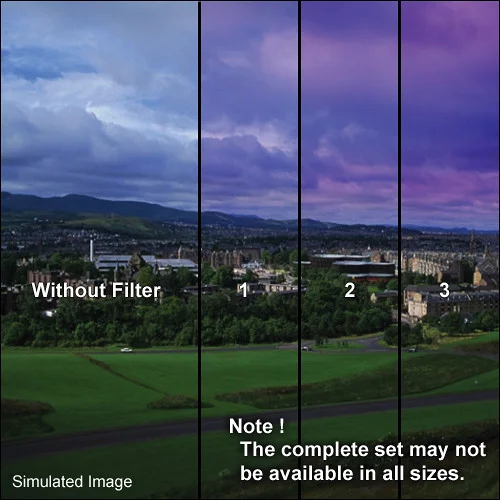 Tiffen 3 Twilight Graduated Filter - 2 x 3 Inch Vertical Orientation