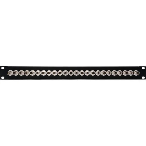 24-Port 12G-SDI BNC Feed-Through Patch Panel for Custom Shop