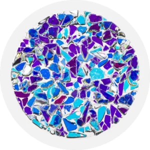 Rosco Size B Glass Gobo #43802 in Cool Lavender Shade