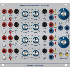 Buchla Model 281t Quad Function Generator Module for Eurorack (28 HP) by Tiptop