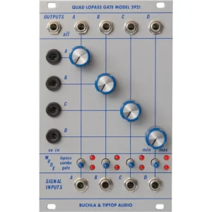 Buchla Model 292t RHS Quad Low-Pass Gate Eurorack Module (16 HP) by Tiptop