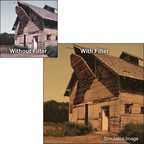 Tiffen 3x3 Inch Sepia Tone Solid Color Filter