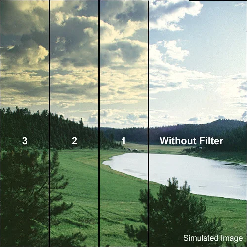 Tiffen 3x4 Inch 2-Straw Soft Edge Graduated Filter (Vertical Position)