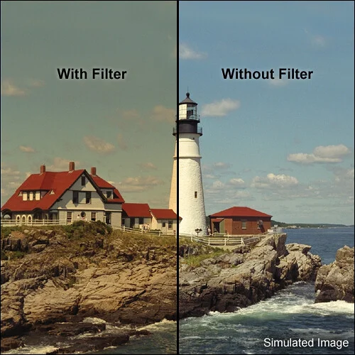 Tiffen 4 x 3 Solid Coral Color Filter - Image 2