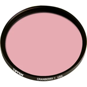 Tiffen 1 Cranberry Solid Color Round Filter 4.5 Inch