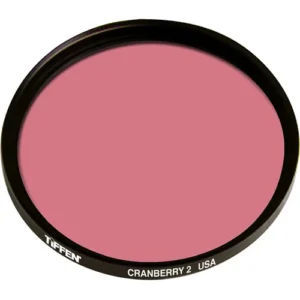 Tiffen 4.5-Inch Round 2 Cranberry Solid Color Optical Filter